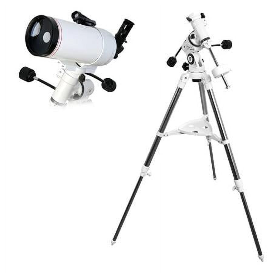 Explore Scientific FirstLight MAK100mm f/14 Maksutov-Cassegrain Telescope with EXOS Nano EQ3 Mount, 1 Count