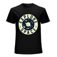 thumbnail image 1 of Explore Space Slogan Retro Space Lover's Tee, 1 of 5