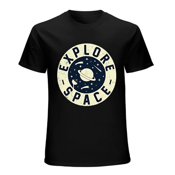 Explore Space Slogan Retro Space Lover's Tee