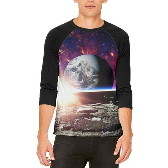 Explore The Infinity Of Space Mens Raglan T Shirt