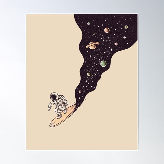 Explore The Unknown Poster Wall Art, Modern Wall Decor, 12x18 UNFRAMED