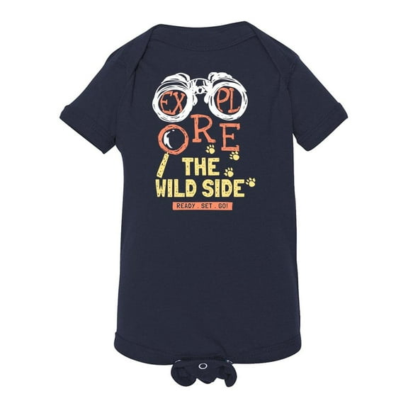 Explore The Wild Side. Bodysuit Infant -Image by Shutterstock,  Newborn