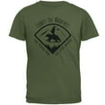 thumbnail image 1 of Explore The Wilderness No Wifi Better Connection Mens T Shirt Military Green LG, 1 of 1