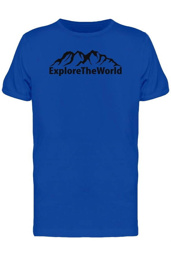 Explore The World Logo T-Shirt Men -Image by Shutterstock, Male Medium