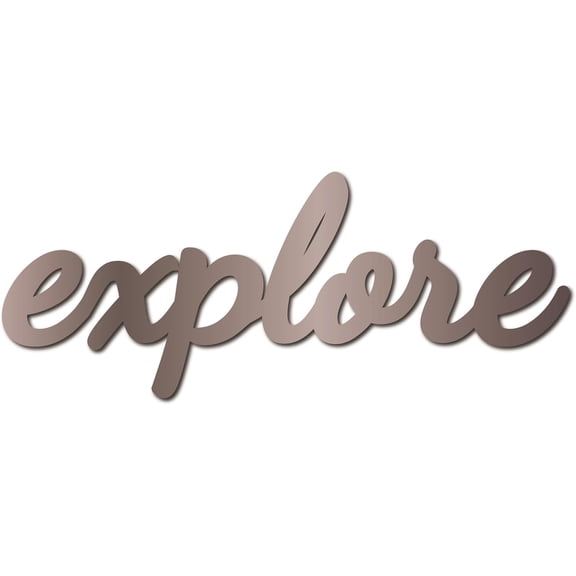 Explore Wood Cutout Wall Art Laser Cut Wood Letter Sign Wooden Basswood Silhouette Hanging Sculpture Decoration