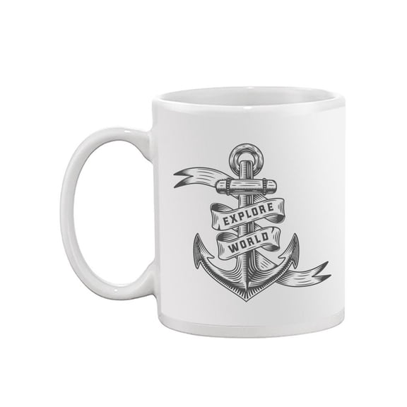 Explore World Anchor Mug -Image by Shutterstock,