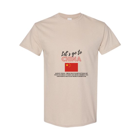 Explore World Showcase China Epcot Pavilion Travel Park Fan Souvenir Trip T-Shirt, for men & women, up to size 5XL