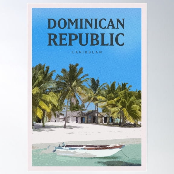 Explore the Dominican Republic Poster, 8x12 UNFRAMED