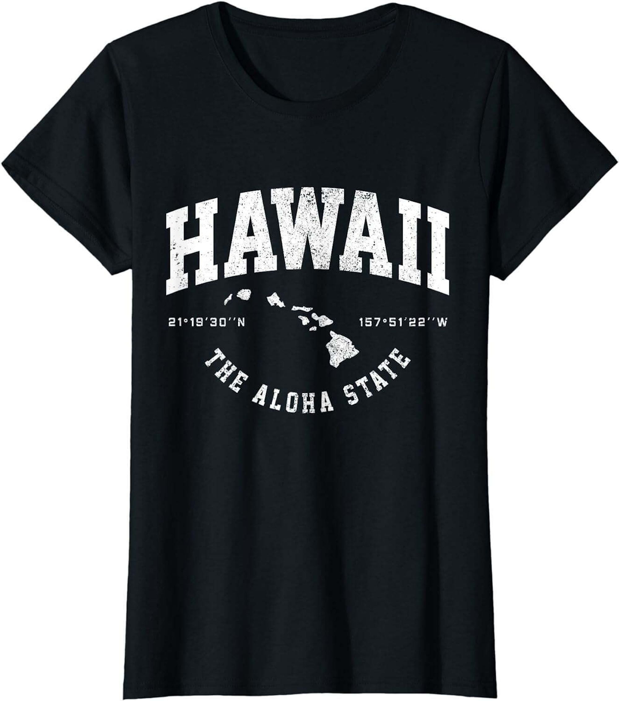Explore the Enchanting Hawaiian Archipelago with our Coordinates Tee 
