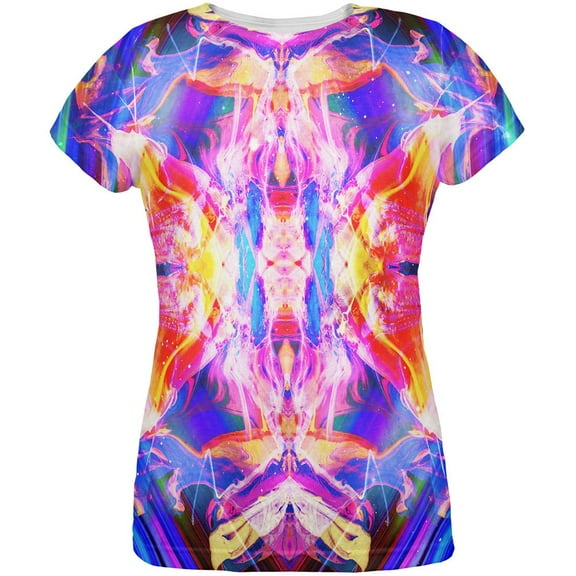 Explore the Multiverse All Over Womens T Shirt Multi 2XL