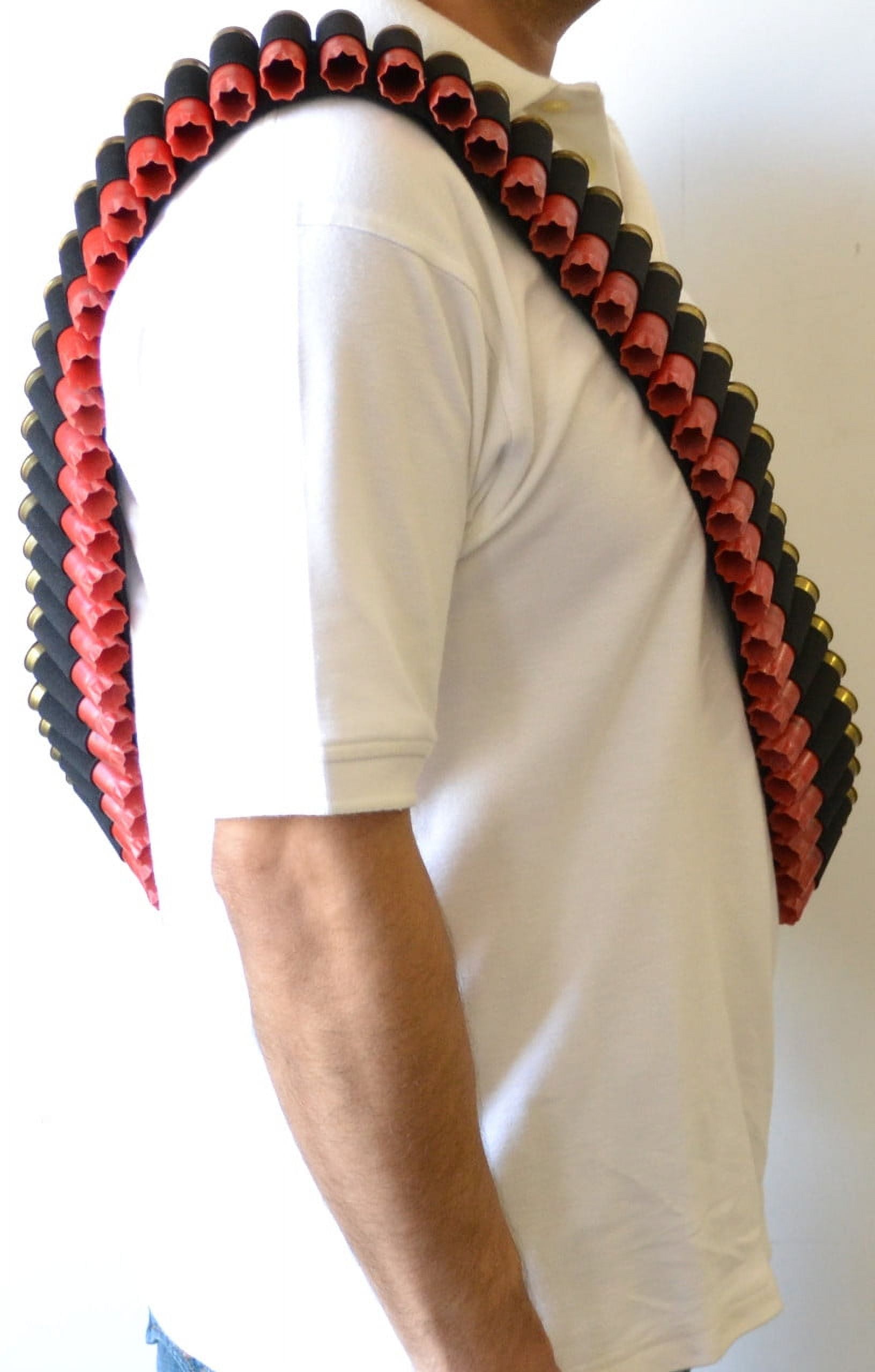 Explorer Bag 50 Round Shot Shell Bandolier, Universal for All Calibers, Ammunition Case \u0026 Holder