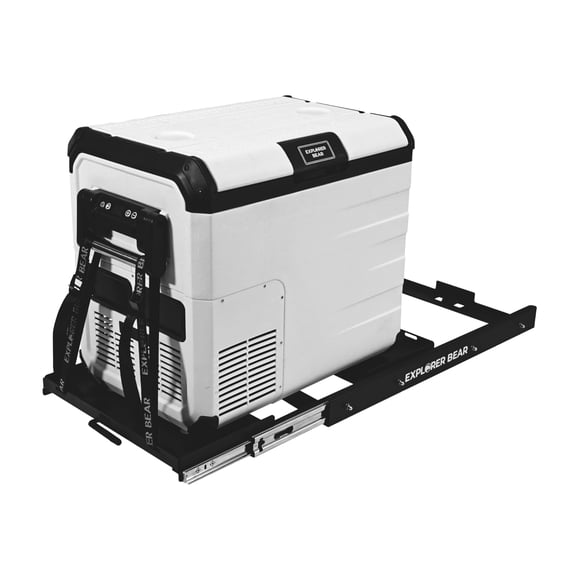 Explorer Bear Overland Fridge Vertical Slide Mount for EX40B EX50B & UR35W UR45W Portable Refrigerator, Freezer Slide (Vertical Slide for EX40B EX50B UR35W UR45W)