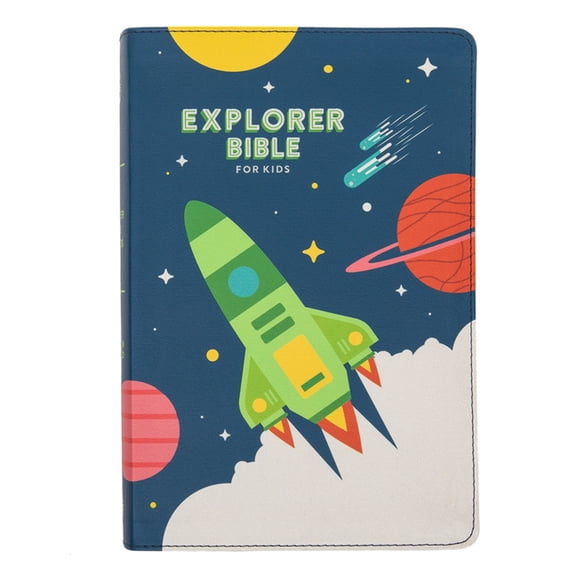 Explorer Bible for Kids: CSB Explorer Bible for Kids, Blast Off LeatherTouch (Hardcover)