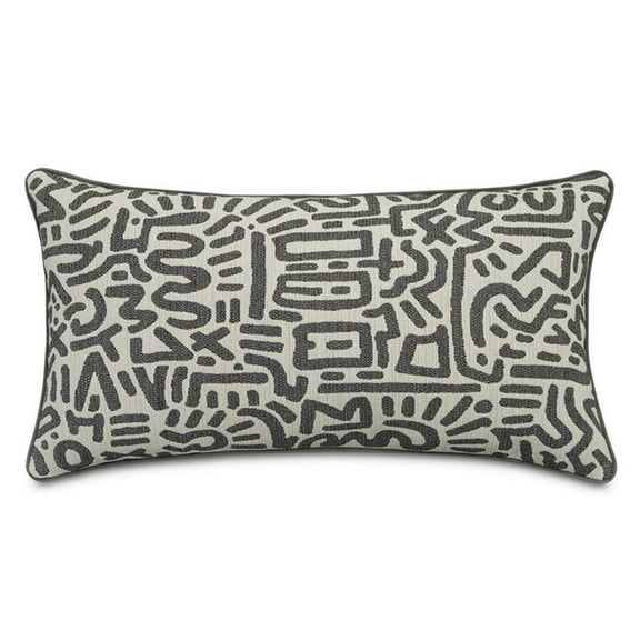 Explorer Halsey 13" x 24" Oblong Accent Pillow - Slate Gray in Set of 2