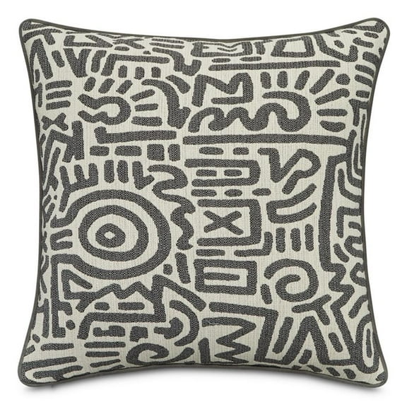 Explorer Halsey 19" Square Accent Pillow - Slate Gray in Set of 2