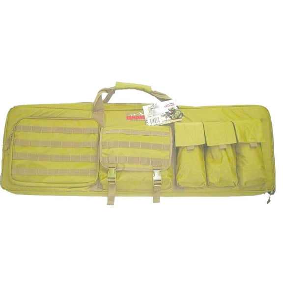 Explorer Large 42" 3 Soft Carry Case with Shooting Mat, Coyote Tan