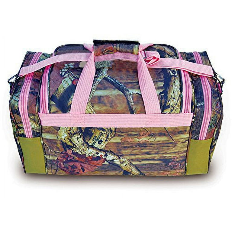 Explorer Tactical Pink Mossy Oak Camouflage Sport Duffle Bag 20 Luggage