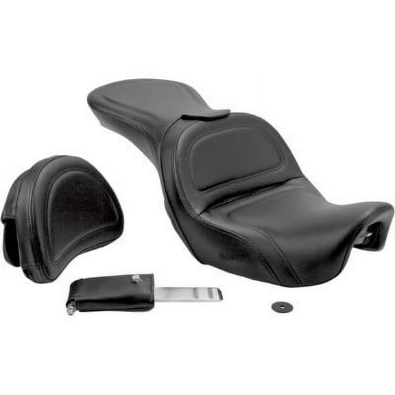 Explorer Ultimate Comfort Seat With Backrest (Standard) Compatible With 07-16 HARLEY FXDWG