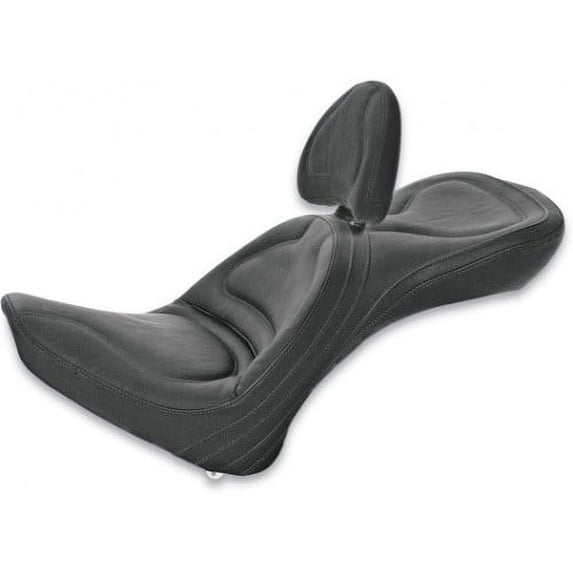 Explorer Ultimate Comfort Seat with Backrest (Standard) Compatible with 00-05 Harley FLSTC