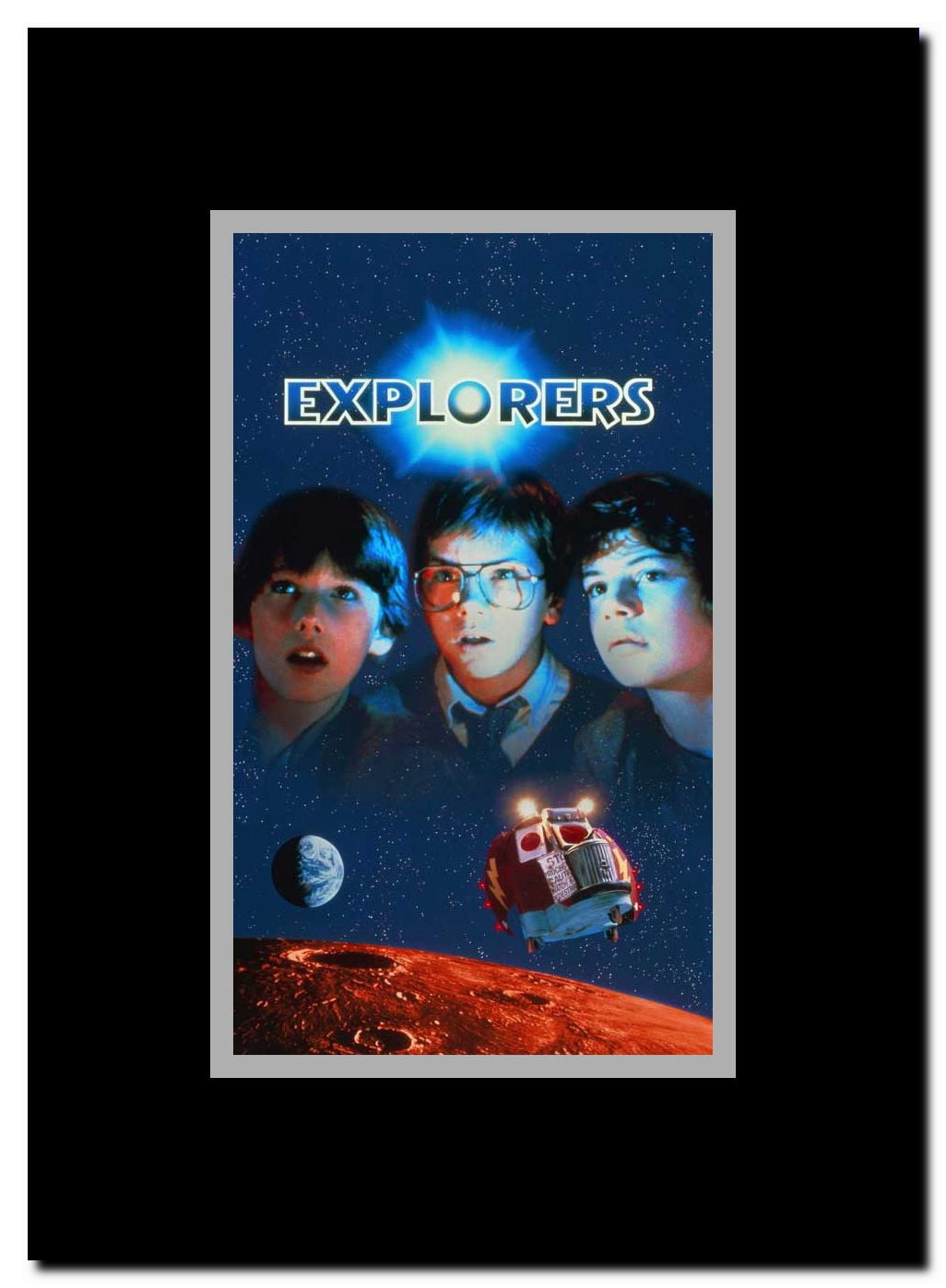 Explorers Framed Movie Poster