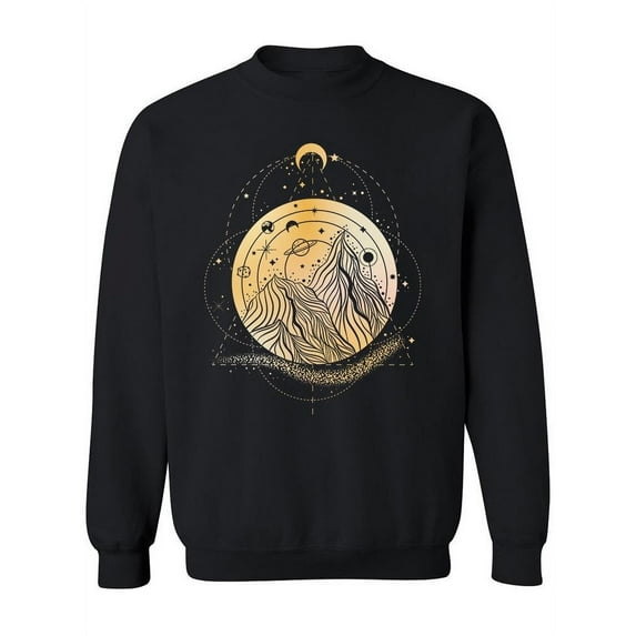 Exploring Nature And Space Sweatshirt Women -Image by Shutterstock, Female 3X-Large