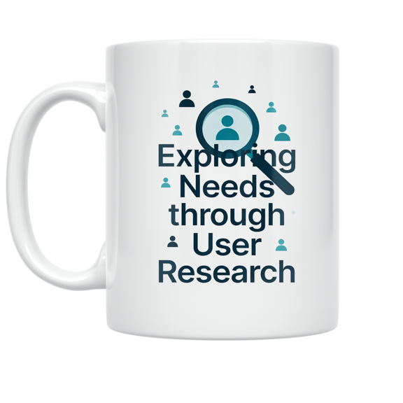 Exploring Needs through User Research - User Research Enthusiast - 11 oz Ceramic Coffee Mug