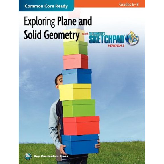 Pre-Owned Exploring Plane and Solid Geometry in Grades 6-8 with The Geometer's Sketchpad