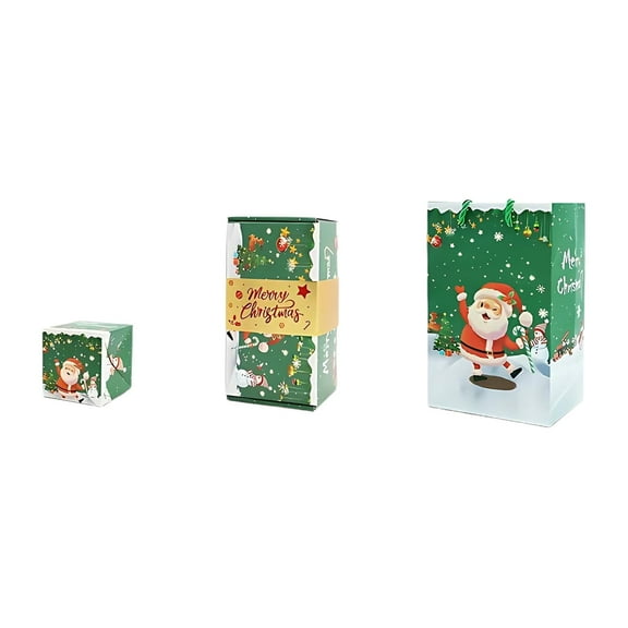 Explosion Box for Christmas - Folding Bouncing Red Envelope Gift Box with Surprise Pop Up Mechanism, DIY Scrapbooking Paper Craft for Holiday Present Exchange and Party Favors