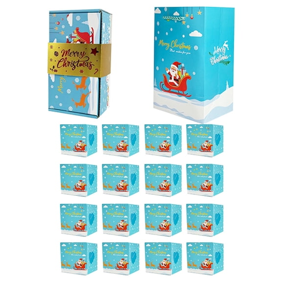 Explosion Gift Box, 16 Pcs Christmas Surprise Gift Box Explosion Folding Bouncing Envelope Explosion Money Holder for Holiday Party Gifts Creative Present Idea for Kids Adults Festive Celebration