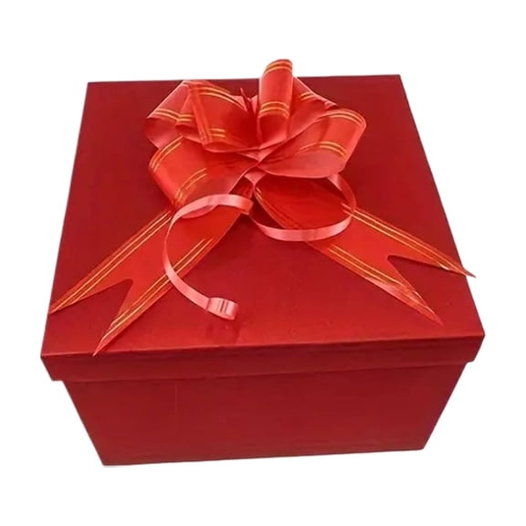 Explosion Gift Box, Red 5-Layer Foldable Surprise Design, 1 Pack DIY Assembly Required, for Birthday Wedding Party Candy Photo Memorable Anniversary Decorative Gift Packaging