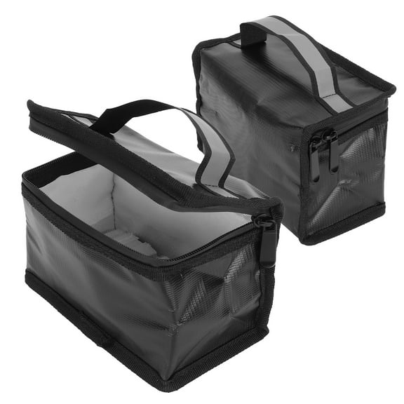 Explosion,Proof Battery Bag, Safe Storage For RC Aircraft Drone LiPo Batteries, Zipper Seal