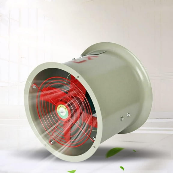 Explosion Proof Fan 12'' Utility Blower Fan 180W 1342 CFM High Velocity Ventilator Fume Extractor Portable Ventilation Fan Blower High Rotation Exhaust 1450 RPM