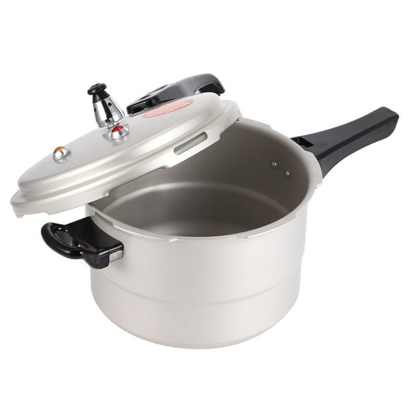 Explosion-Proof Household Pressure Cooker with Anti-Scald Handle Stainless Steel Pressure Cooking Pot Pressure Pot with Steaming Layer for Gas Electric Ceramic Stove 20cm