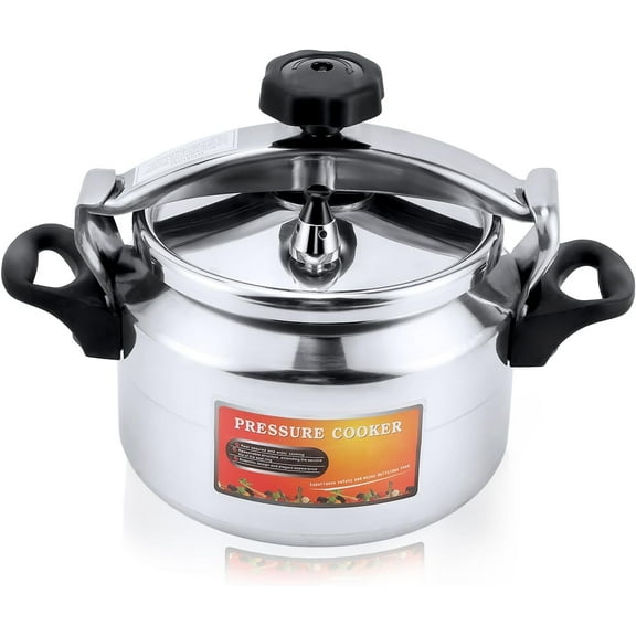 Explosion Proof Pressure Cooker Aluminum Alloy Express Pot 9L Pressure Canner Cooker Kitchen Cooking Pot for Gas Stove Housewarming Gift (9.5 Quart)