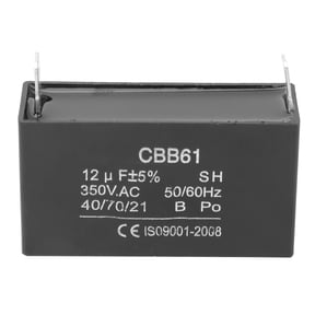 Explosion-proof Devices, Gasoline Generator Capacitor 12UF 5% Compact Yet Stable 350VAC For CBB61 Capacitor