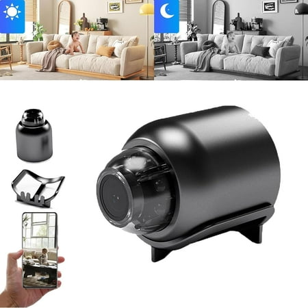 Explosive Home Cat Eye Camera, 2025 New Cat Eye Camera, 1.1 in Mini WiFi Camera 1080p HD - Night Vision Included, Hidden Camera with Real-Time Dynamics and Motion Activation, Easy Installation (1Pcs)