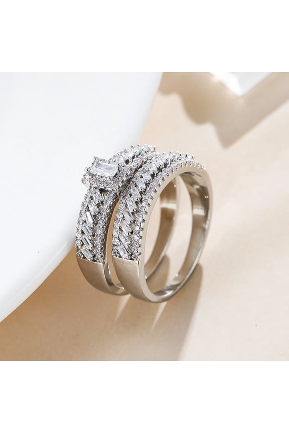 Explosive Hot Selling Trend Korean Style Zircon Ring Ladies