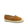 thumbnail image 1 of Expo-17 Women's Comfort Espadrille Slip On Round Toe Flat Shoes ( Tan, 10 ), 1 of 2