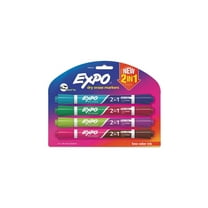 Expo® Neon Window Dry Erase Markers, 5 per pack, 2 packs 