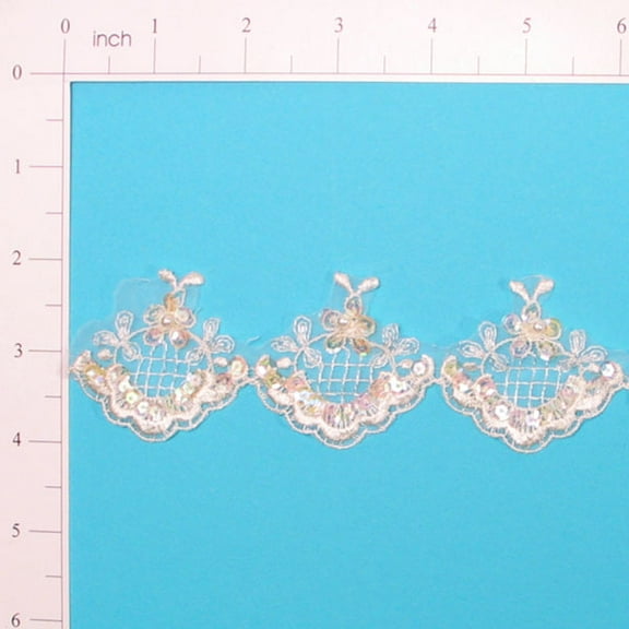 2 yards of Vintage Diamond Lace Trim