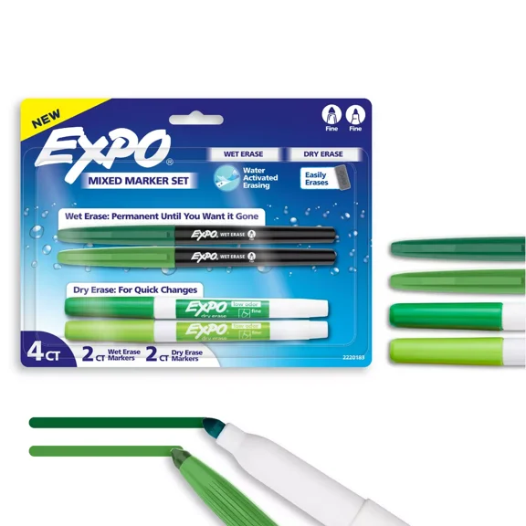 Expo 4ct Asst Dry Erase Marker