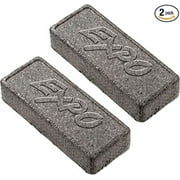 Expo Block Eraser 81505 Dry Erase Whiteboard Board Eraser, Soft Pile, 5 1/8 W x 1 1/4 H - Pack of 2