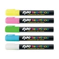 thumbnail image 1 of EXPO Bright Sticks Wet Erase Fluorescent Markers, Bullet Tip, Assorted Colors, 5 Count, 1 of 8