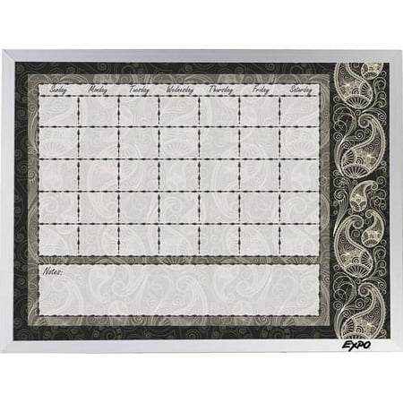 Expo Calendar Dry Erase Board, Paisley