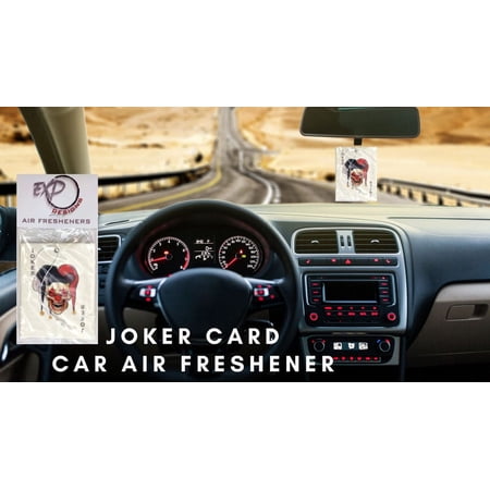 Expo Designs Joker Card Car Air Freshener (3 Pack)