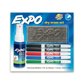  Quartet 2-in-1 Dry-Erase Marker Starter Kit, Chisel/Fine Tip,  Assorted Colors, Eraser & Cleaner Included (79549A) : Office Products