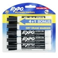 thumbnail image 1 of Expo Dry Erase Markers, Chisel Tip, Low Odor Ink, Black Ink, 4+1 Bonus Pack, 1 of 6