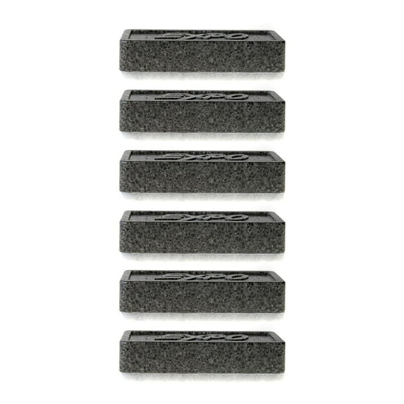 Expo Dry Erase White Board Care Eraser Gray Pack of 6 (18403-PK6)
