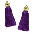 thumbnail image 1 of Hera 2 3/4" Tassel with Gold Cap 2PK, 1 of 5