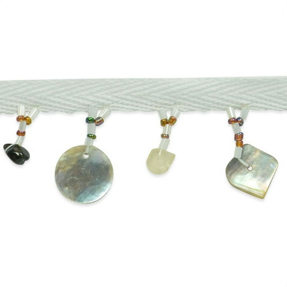 Expo Int'L 5 Yards Of Shell Bead Fringe Trim